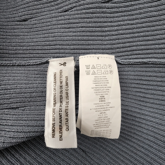 Michael Kors Blue Long Sleeve Flattering Skirt Dress Size M - Picture 11 of 12